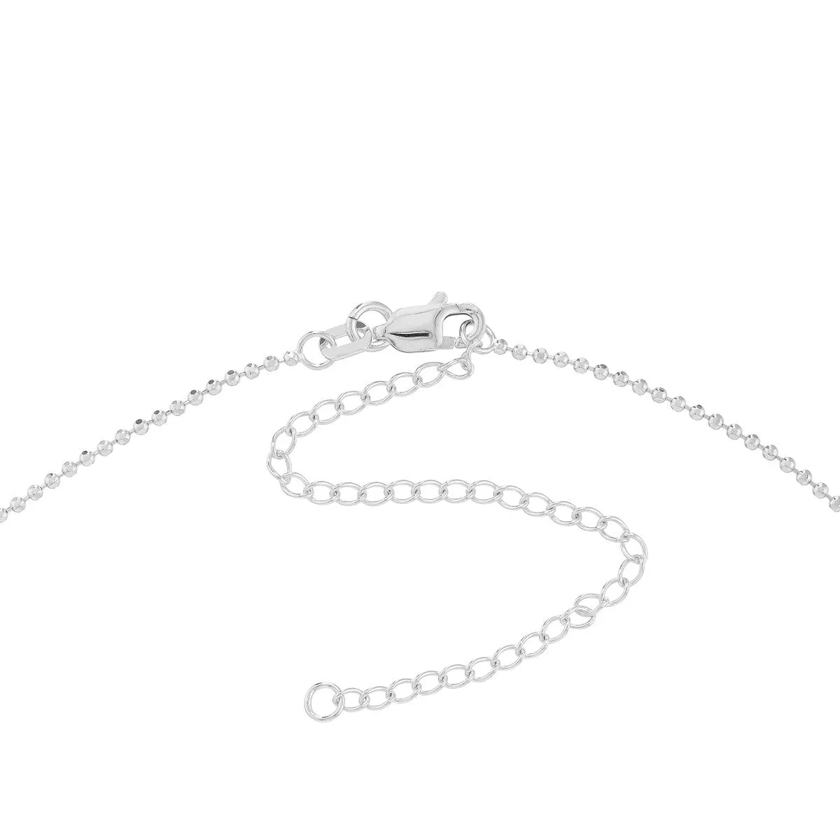 14K Gold Diamond-Cut Bead Choker Chain