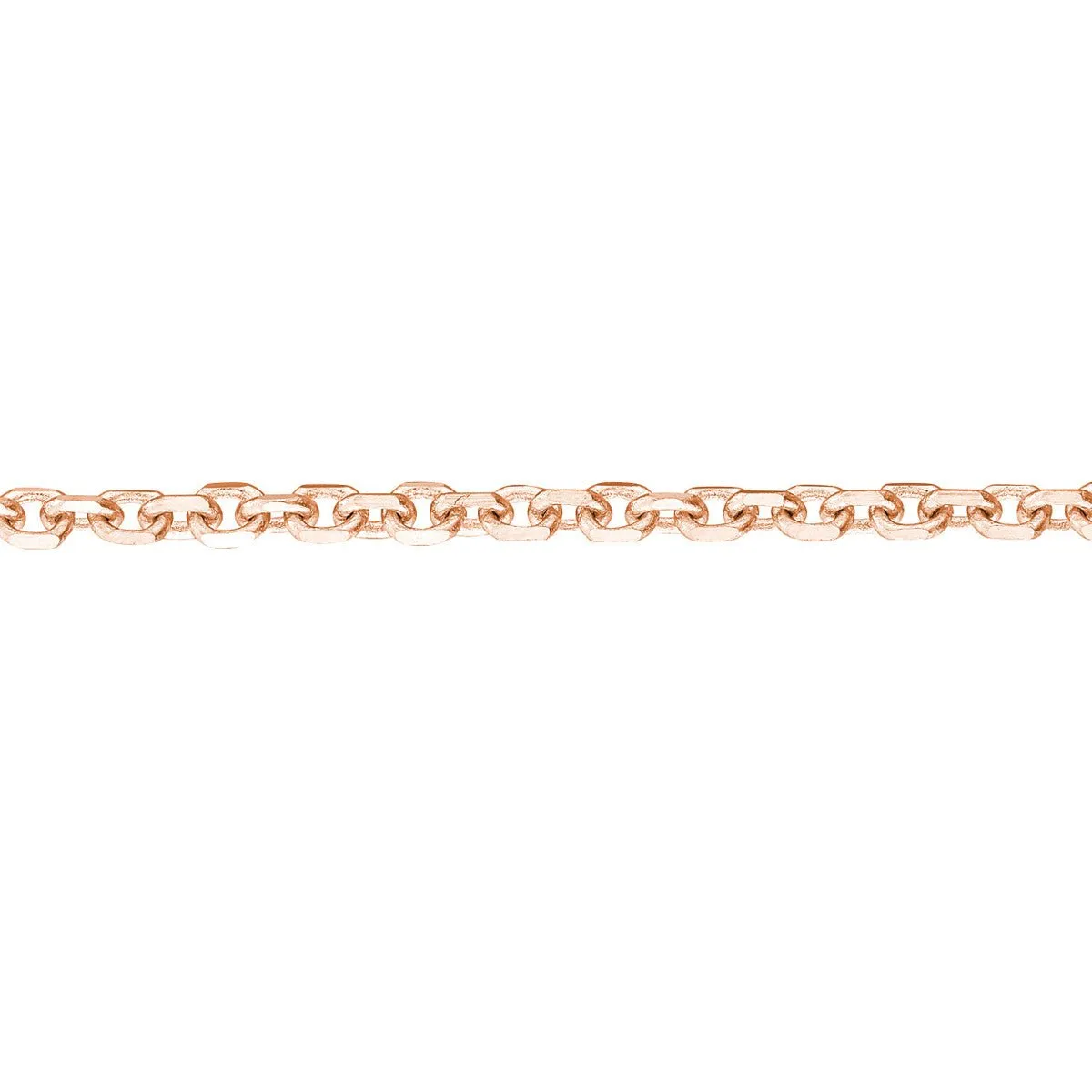 14K Gold Diamond-Cut Cable Choker Chain