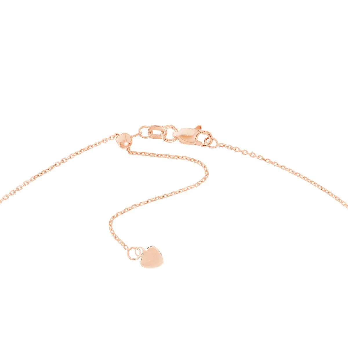14K Gold Full Disc Station Adjustable Choker