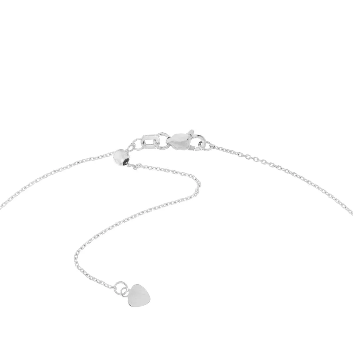 14K Gold Full Disc Station Adjustable Choker