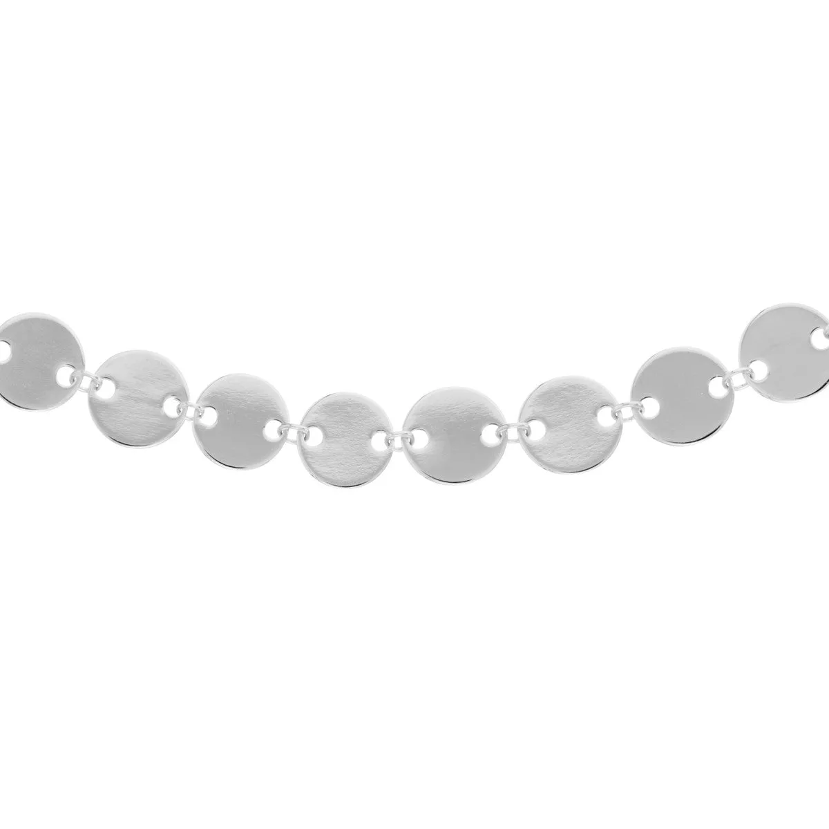 14K Gold Full Disc Station Adjustable Choker
