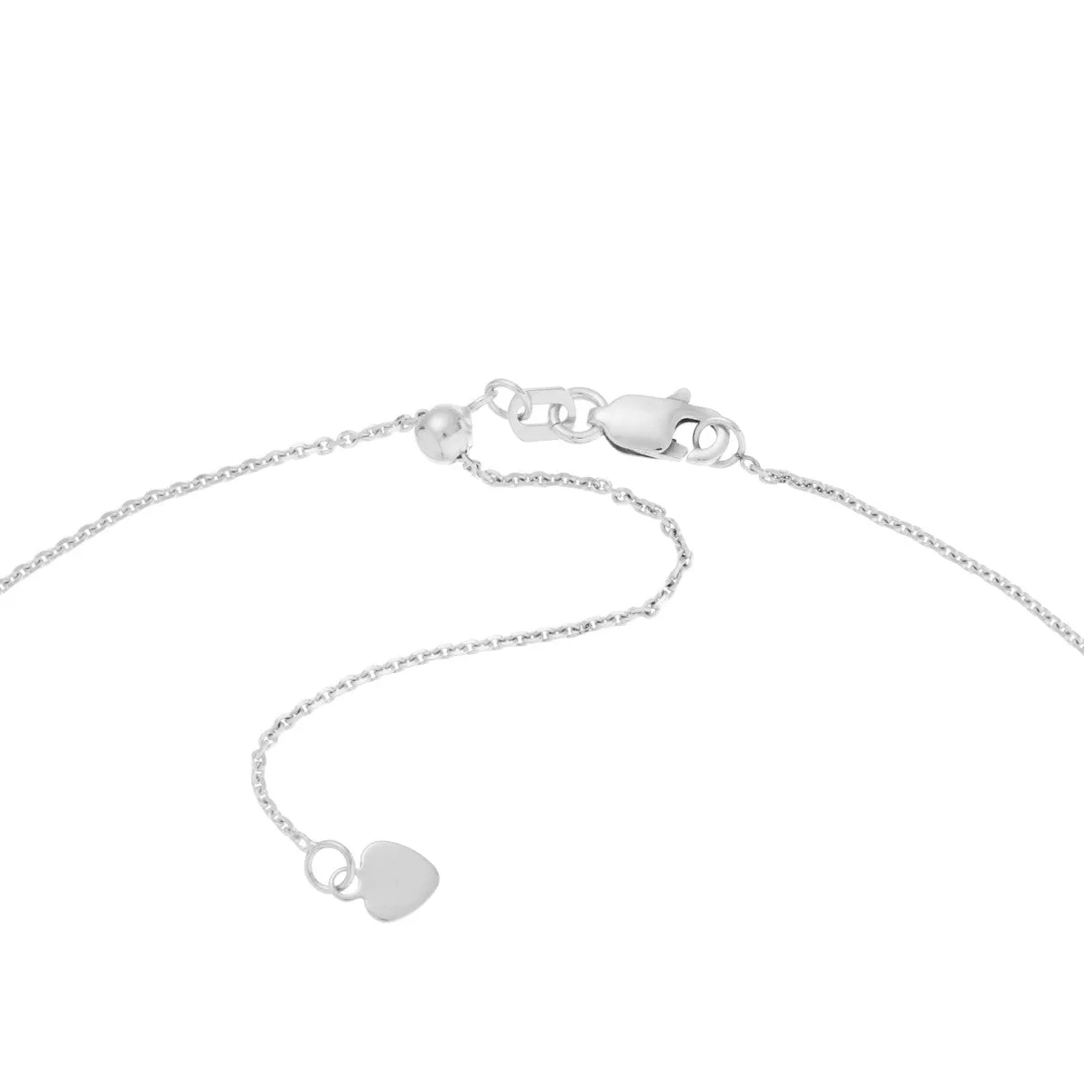 14K Gold Mini Disc Quintet Adjustable Choker