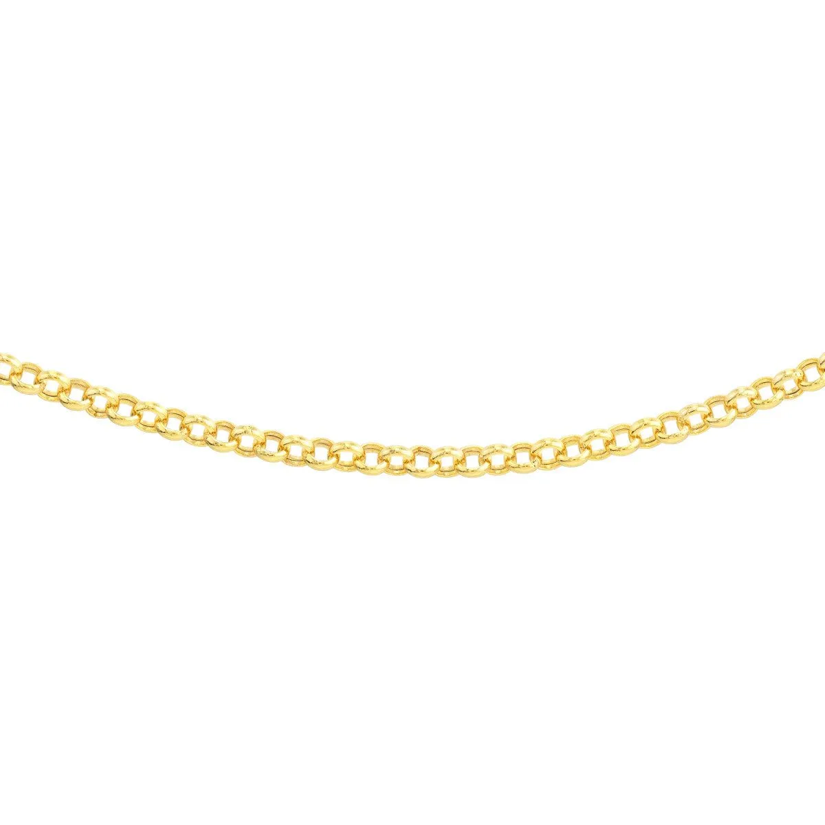 14K Gold Rolo Choker Chain