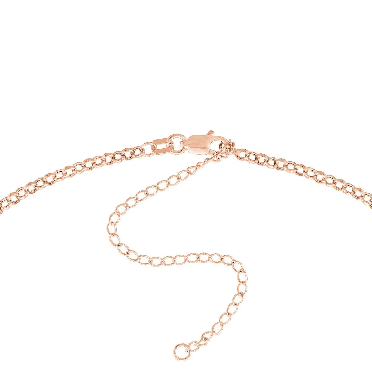14K Gold Rolo Choker Chain