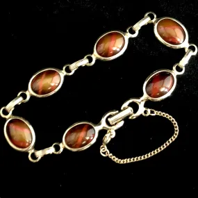 1970 Sarah Coventry Wood Nymph Bracelet