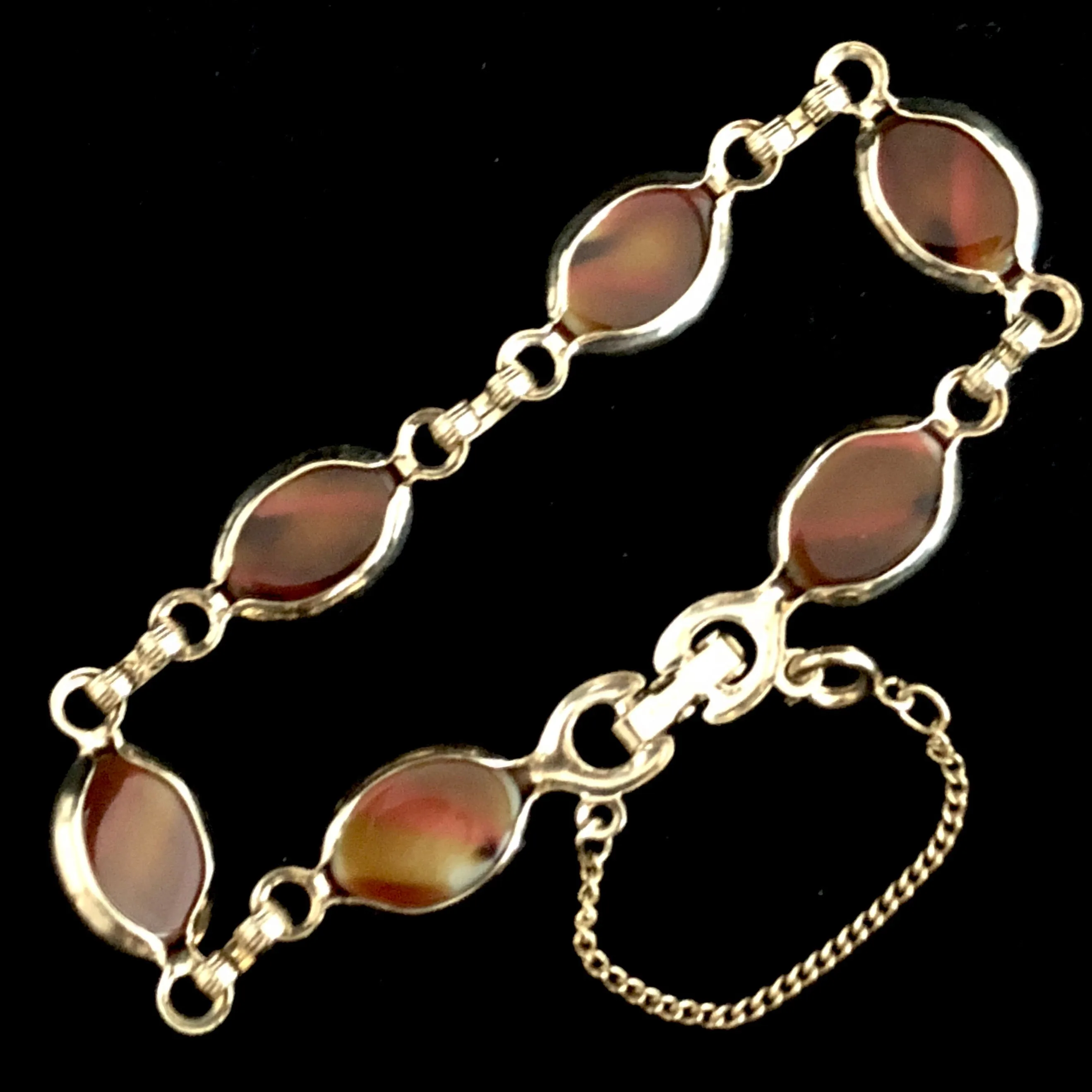1970 Sarah Coventry Wood Nymph Bracelet