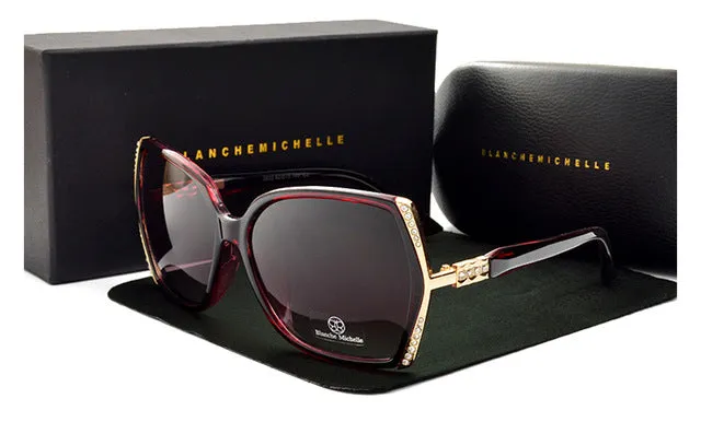 2018 New High Quality Polarized Sunglasses Women Brand Designer UV400 Sunglass Gradient Lens Driving Sun Glasses Original Box