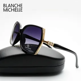 2018 New High Quality Polarized Sunglasses Women Brand Designer UV400 Sunglass Gradient Lens Driving Sun Glasses Original Box