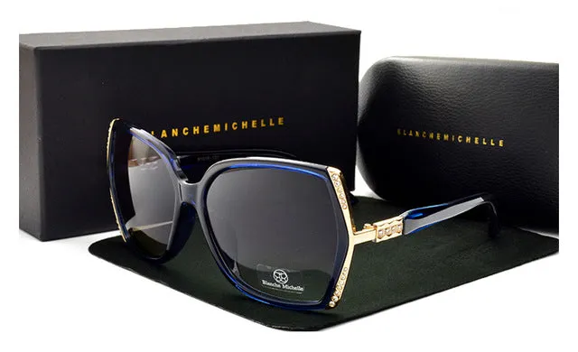 2018 New High Quality Polarized Sunglasses Women Brand Designer UV400 Sunglass Gradient Lens Driving Sun Glasses Original Box