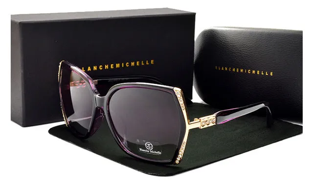 2018 New High Quality Polarized Sunglasses Women Brand Designer UV400 Sunglass Gradient Lens Driving Sun Glasses Original Box