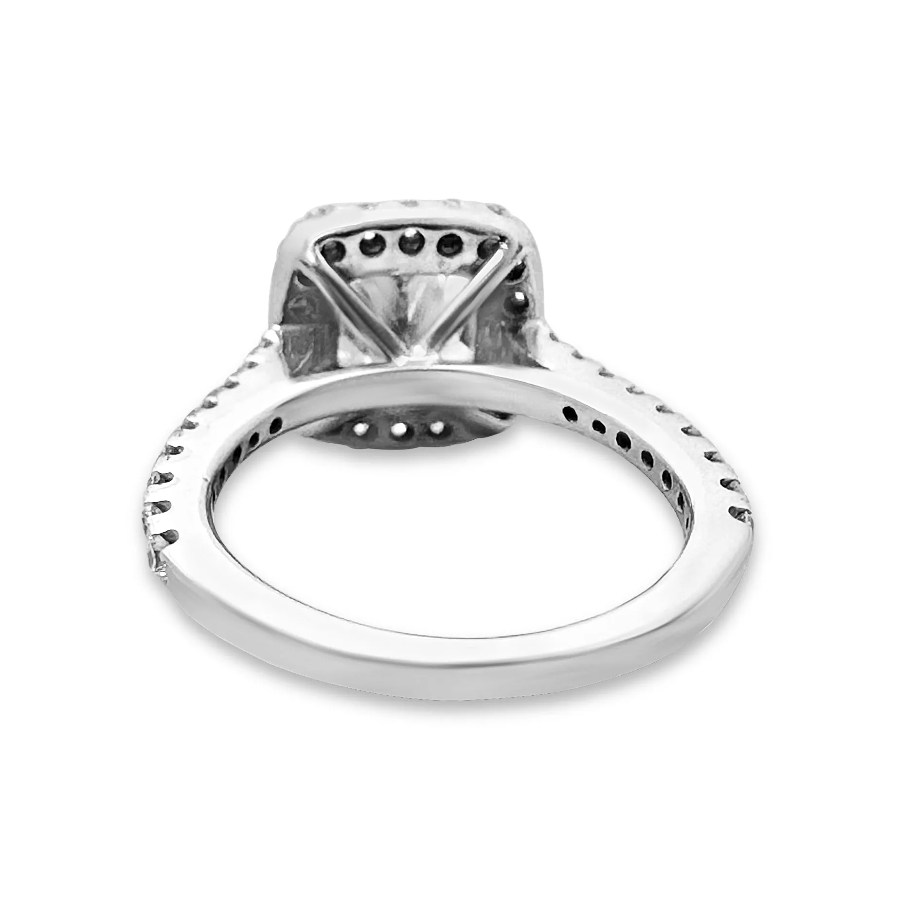 2.10ctw Cushion Cut GIA Graded Diamond Engagement Ring