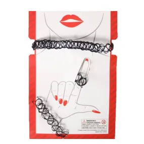 3pcs 90s Tattoo Accessory set