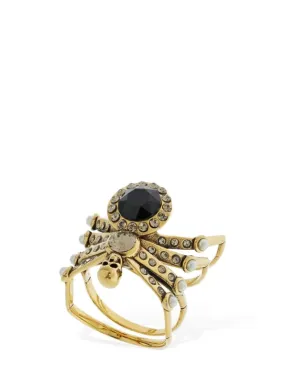 Alexander McQueen   Spider brass ring 