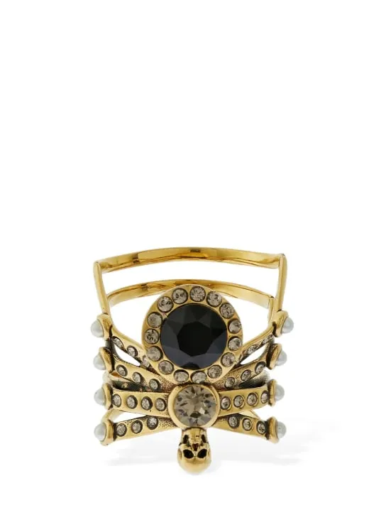 Alexander McQueen   Spider brass ring 