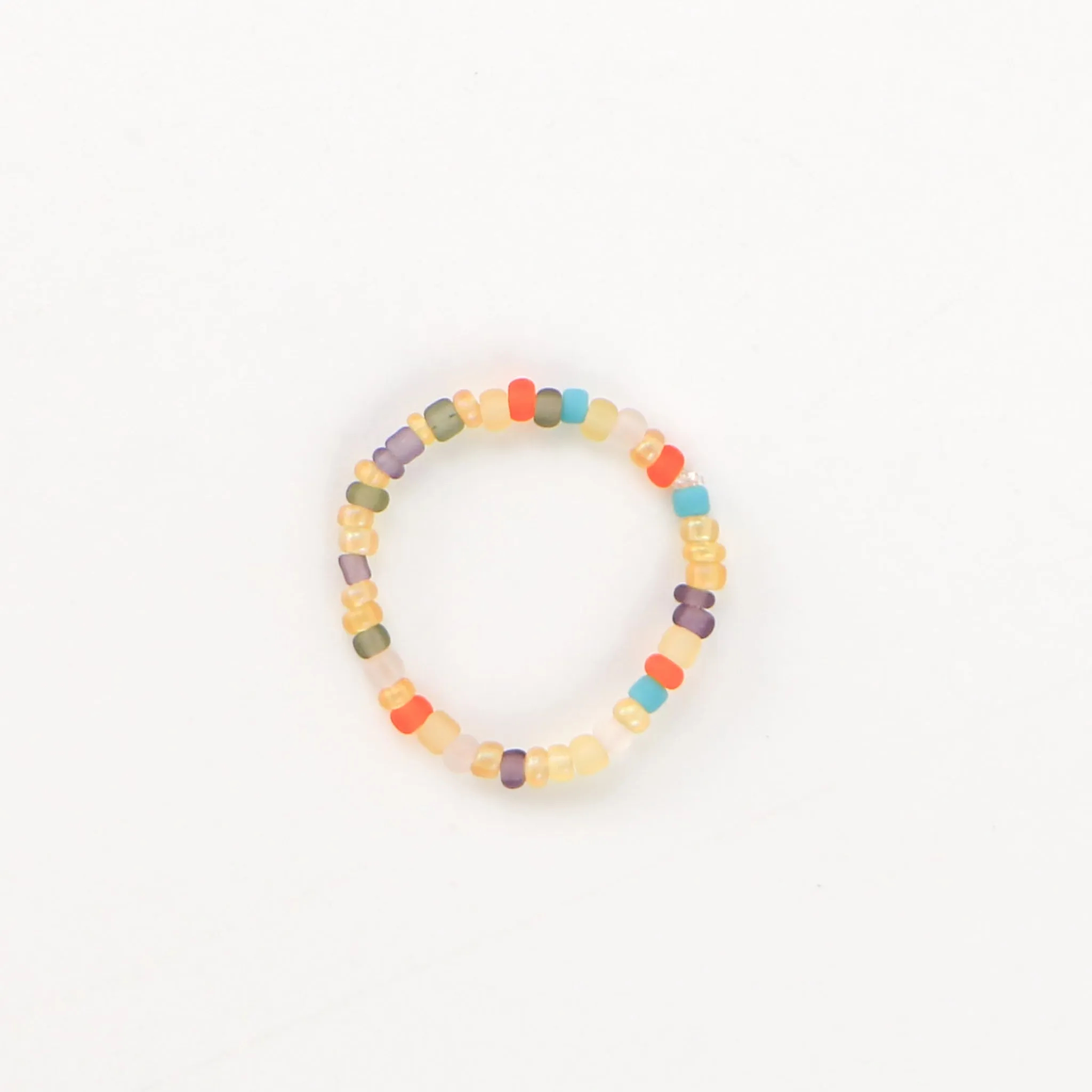 Alila Colourful Beaded Stretchy Ring