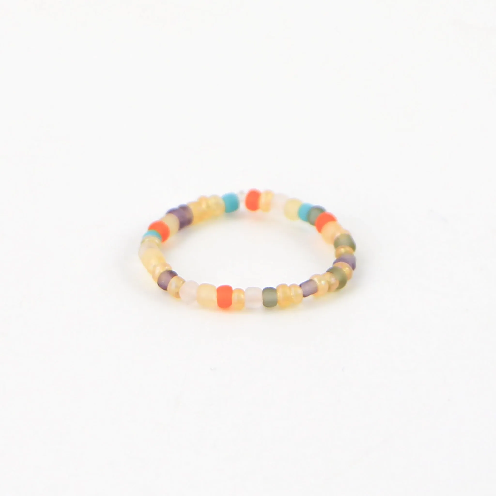 Alila Colourful Beaded Stretchy Ring