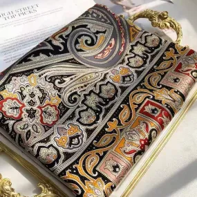 All Season Friendly Traditional Design Satin Silk Scarf