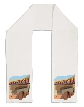 Arizona Montezuma Castle Adult Fleece 64&#x22; Scarf