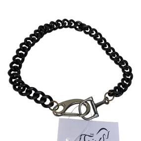 Atelier CG Sir Barton Choker in Black/Stainless Steel - 18"