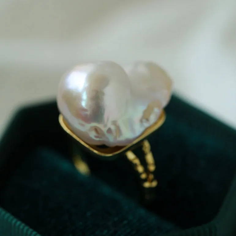 Baroque Freshwater Pearl Ring