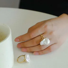 Baroque Freshwater Pearl Ring