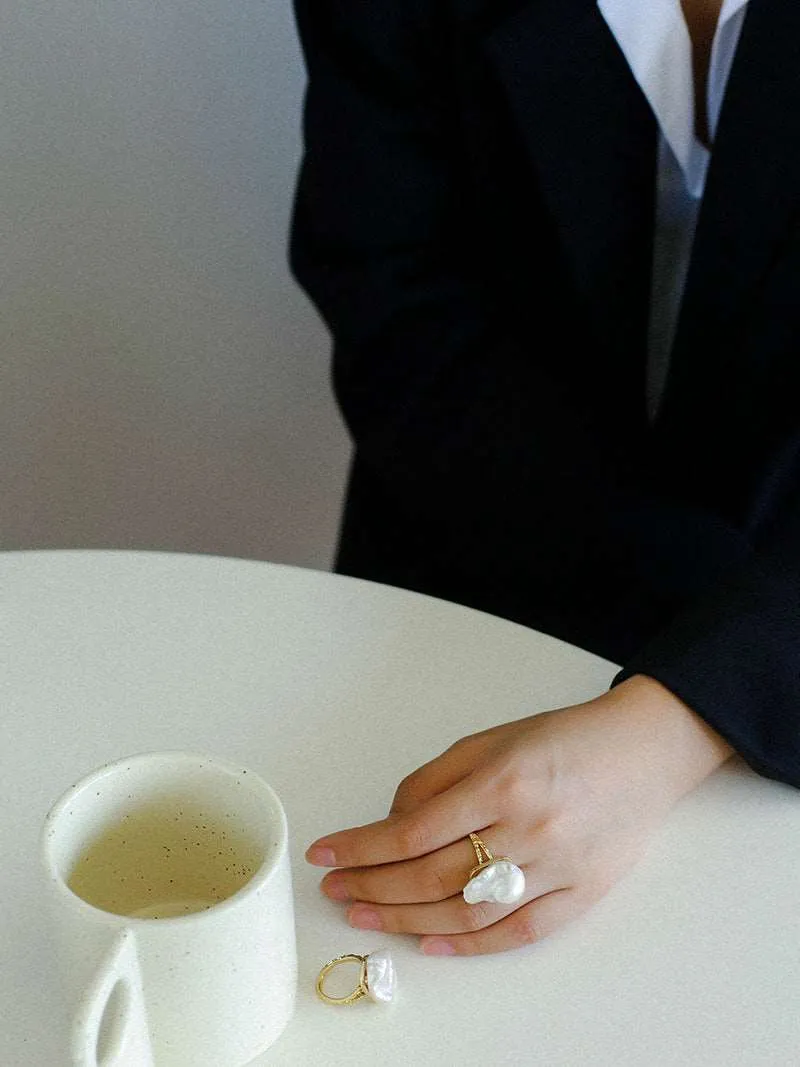 Baroque Freshwater Pearl Ring