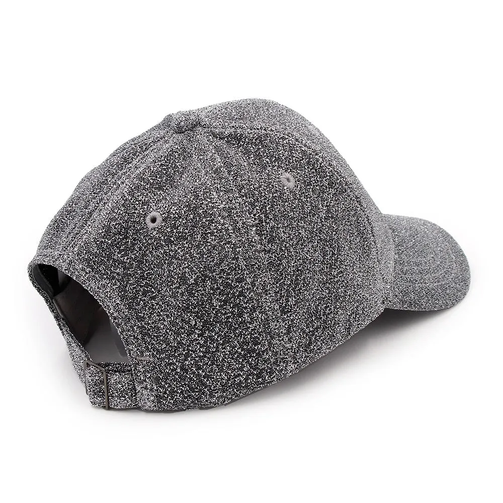 Baseball Cap Snapback Caps For Women Summer Hip Hop Messy Bun Sequins Shine Mesh Trucker Hat Girl KOEPBAS002 Hats