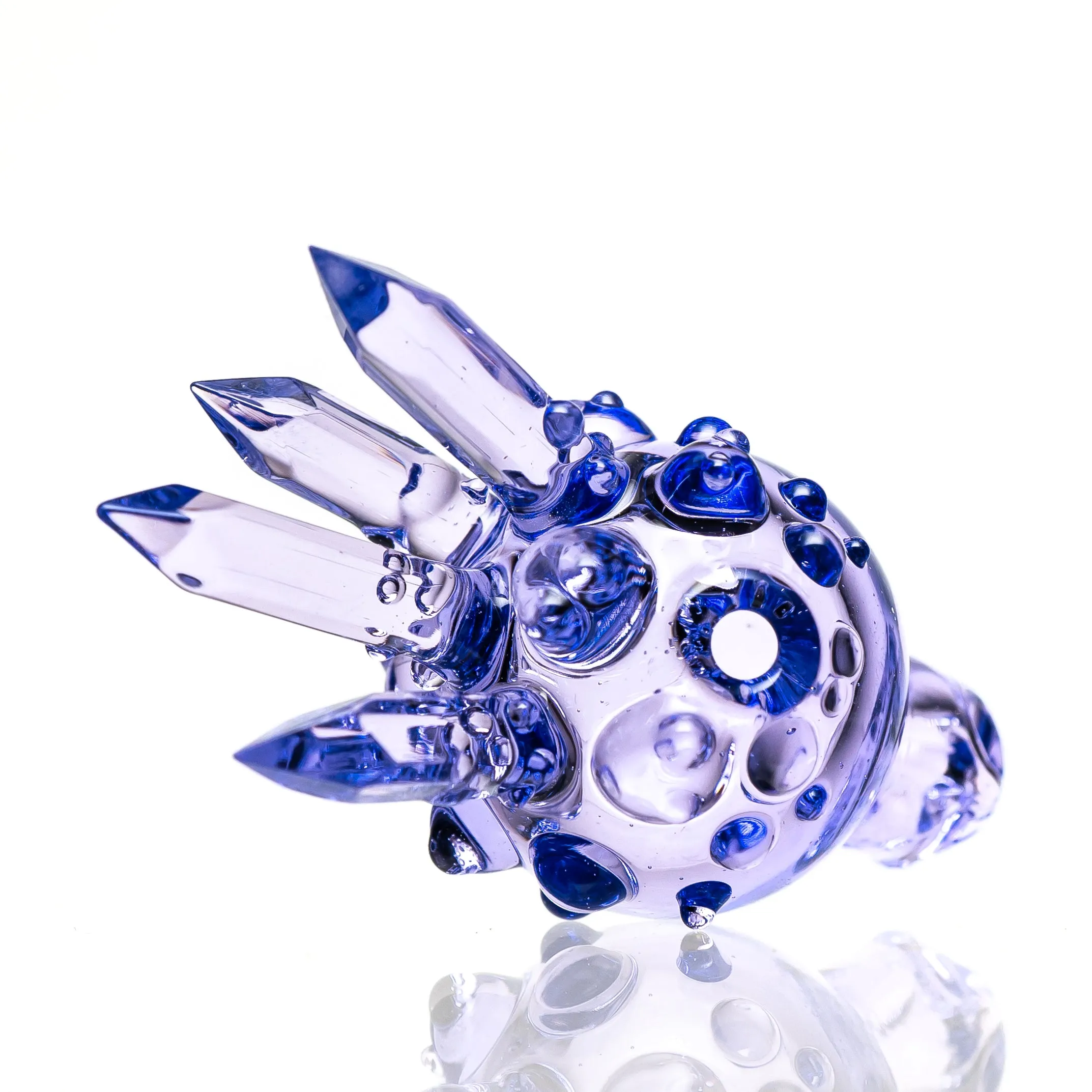 Based Glass - Crystal Growth Spinner Cap - Purple Rain