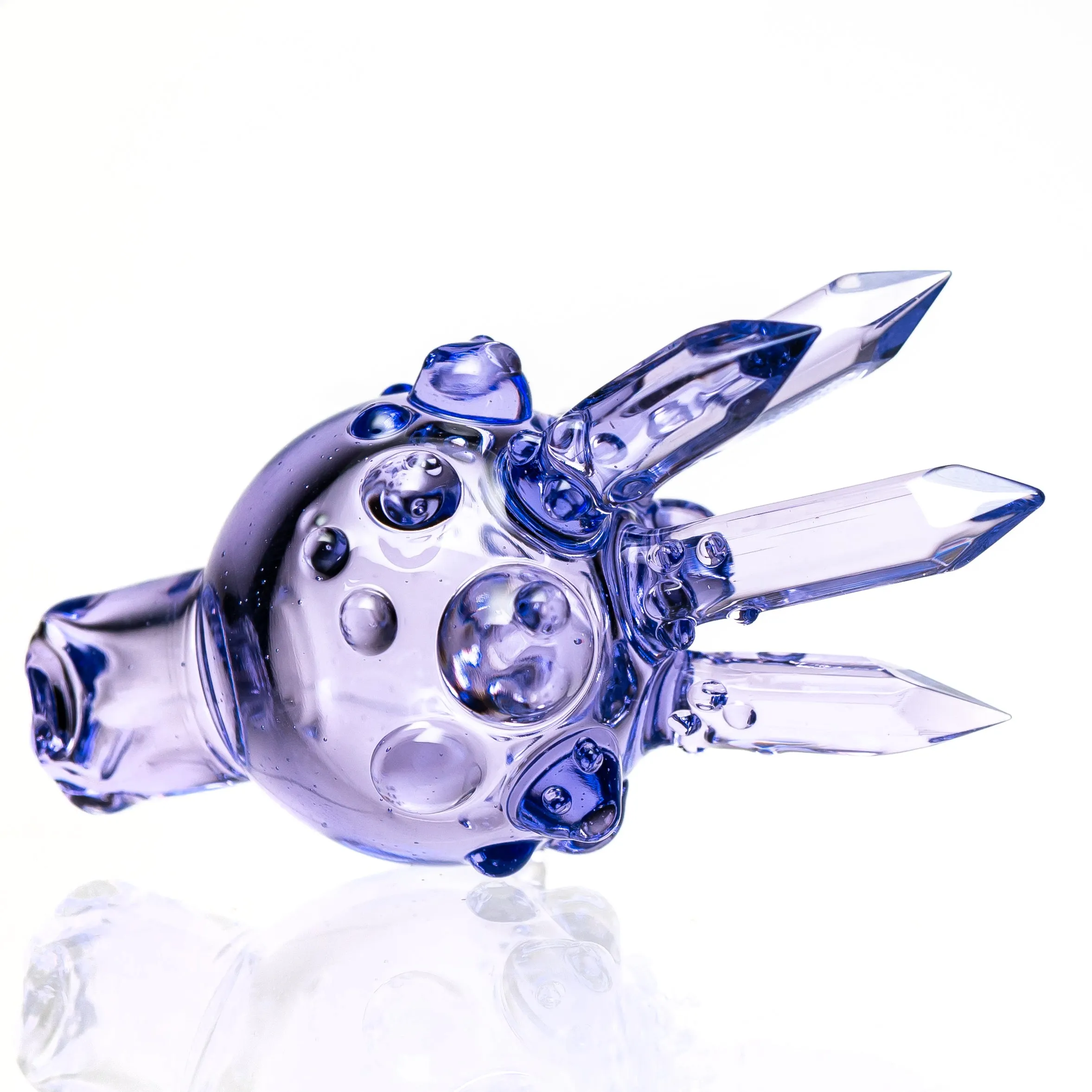 Based Glass - Crystal Growth Spinner Cap - Purple Rain
