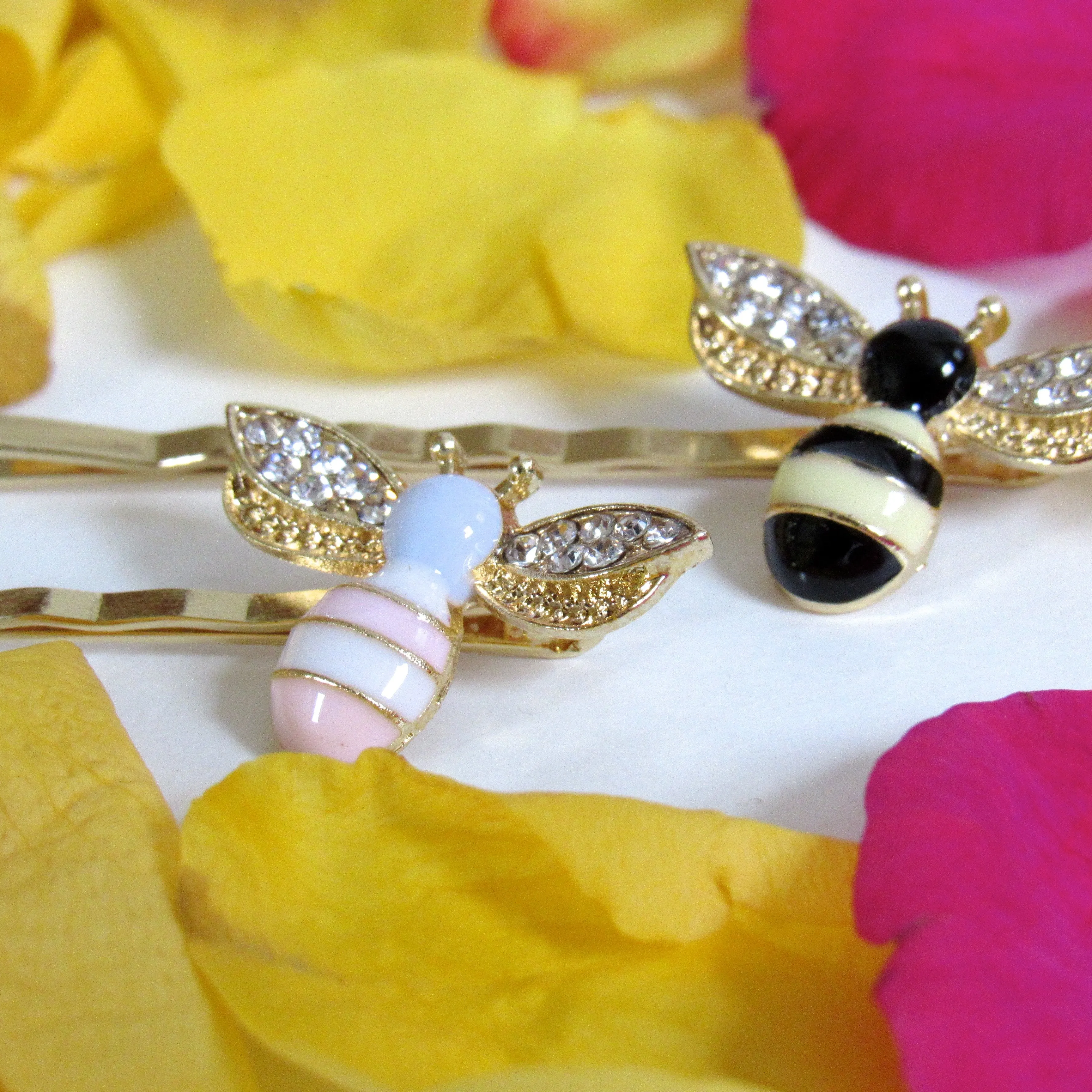 Bee Hair Pin Set (2 piece)
