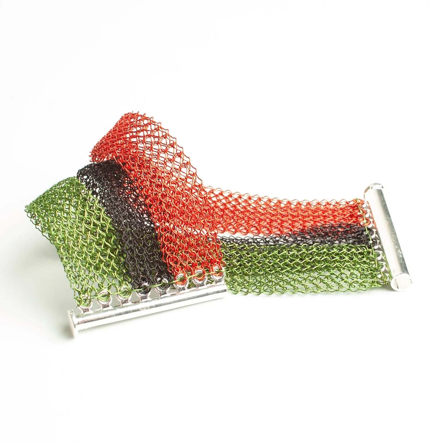 Black lives matter Bracelet, Layered Bracelet , black green and red
