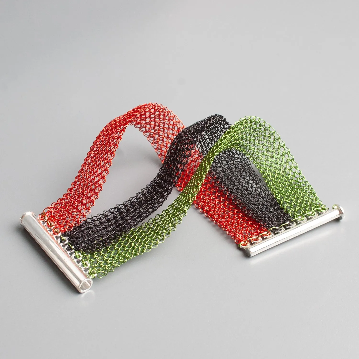 Black lives matter Bracelet, Layered Bracelet , black green and red