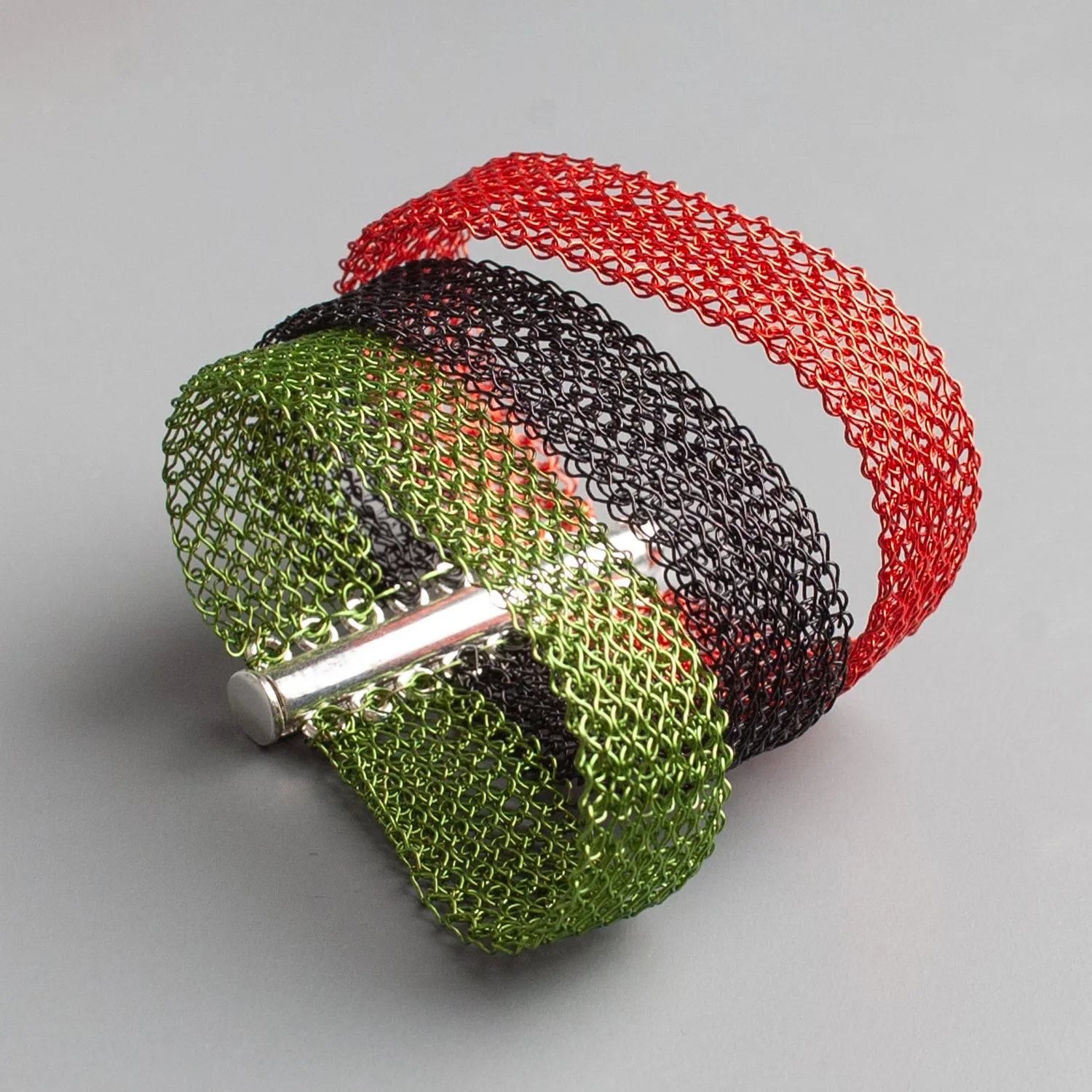Black lives matter Bracelet, Layered Bracelet , black green and red