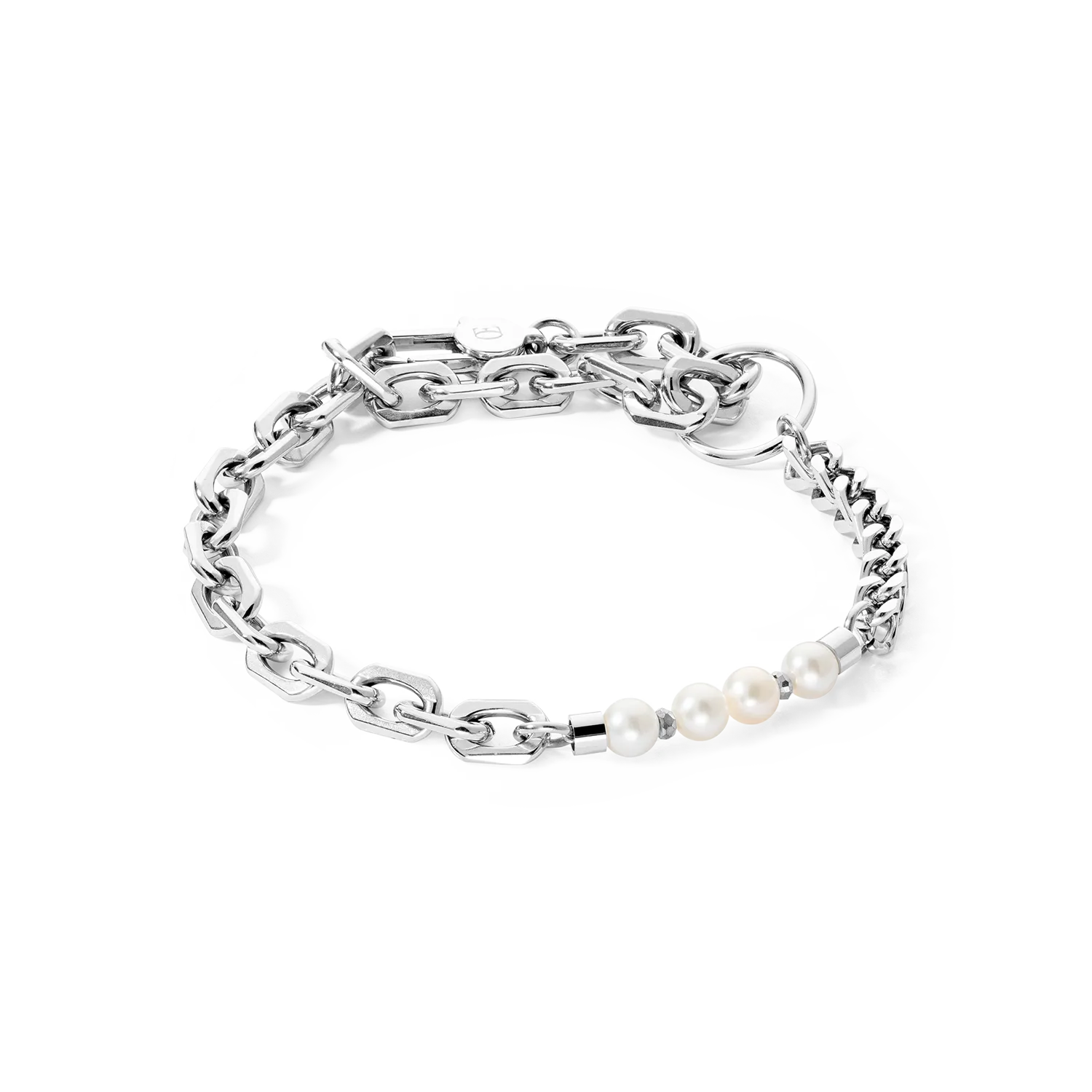 Bracelet Shape Shifter Freshwater Pearls silver