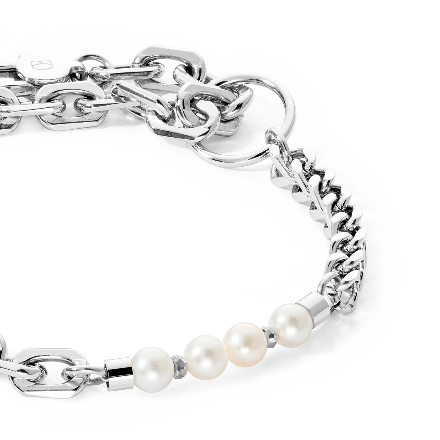 Bracelet Shape Shifter Freshwater Pearls silver