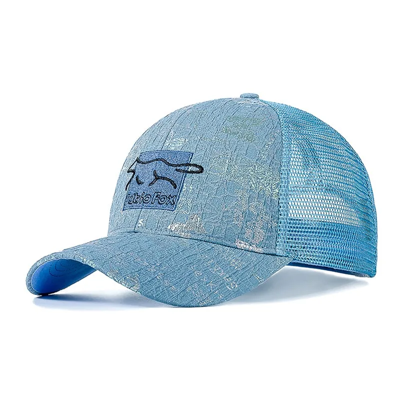 Brand Stylish Cotton Trucker Hat For Women Fashion Fox Animal Print Baseball Cap Female Outdoor Popular Great Summer Hat Cap