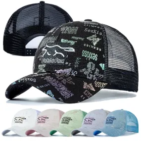 Brand Stylish Cotton Trucker Hat For Women Fashion Fox Animal Print Baseball Cap Female Outdoor Popular Great Summer Hat Cap