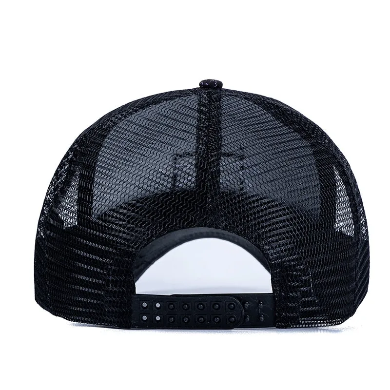 Brand Stylish Cotton Trucker Hat For Women Fashion Fox Animal Print Baseball Cap Female Outdoor Popular Great Summer Hat Cap