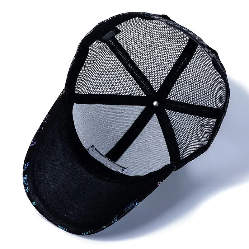 Brand Stylish Cotton Trucker Hat For Women Fashion Fox Animal Print Baseball Cap Female Outdoor Popular Great Summer Hat Cap