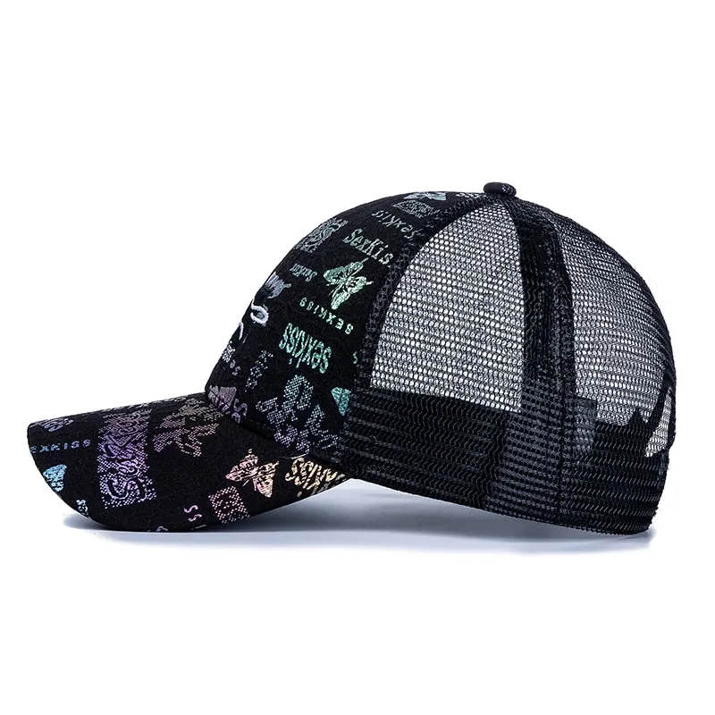 Brand Stylish Cotton Trucker Hat For Women Fashion Fox Animal Print Baseball Cap Female Outdoor Popular Great Summer Hat Cap