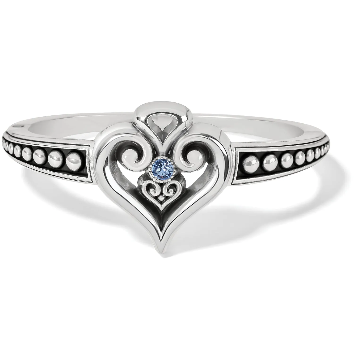 Brighton Alcazar Heart Glint Hinged Bangle