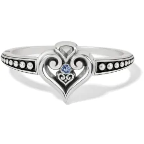Brighton Alcazar Heart Glint Hinged Bangle