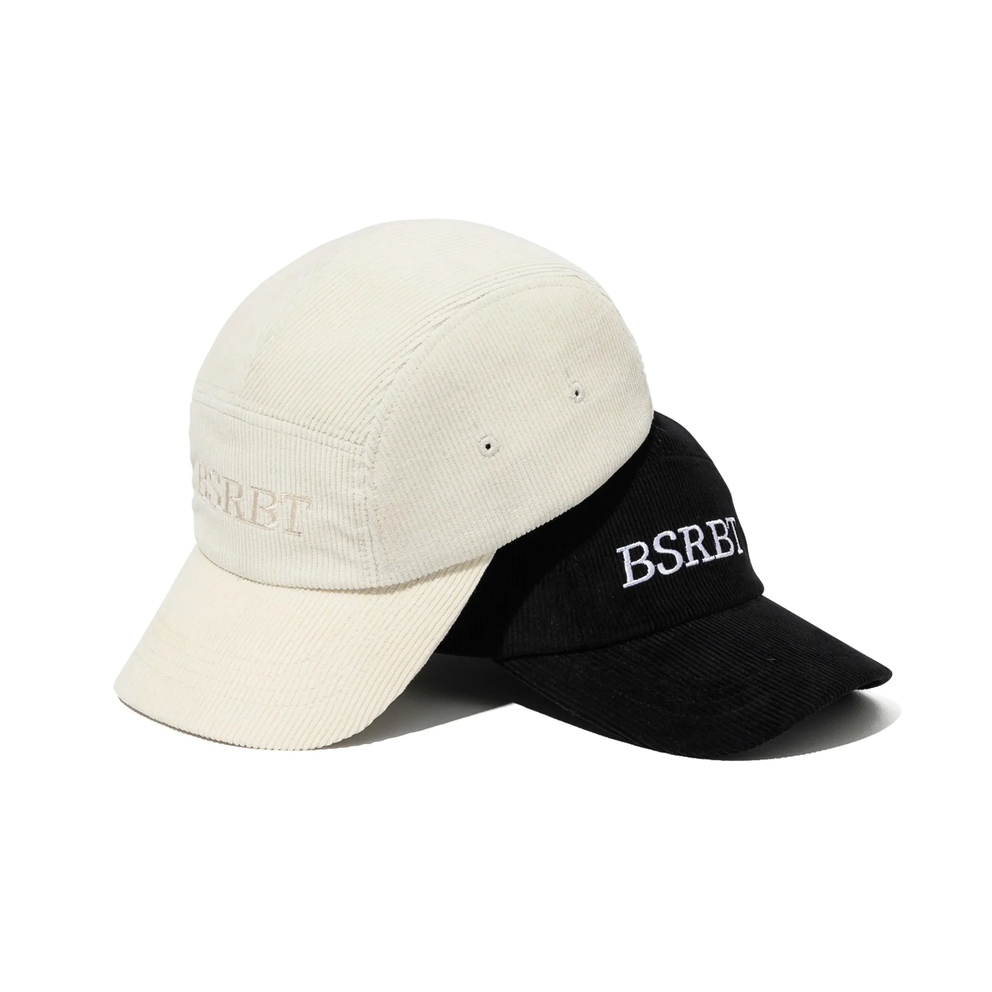 BSRBT 5 PANNAL CAP STRIPE  CORDUROY BLACK
