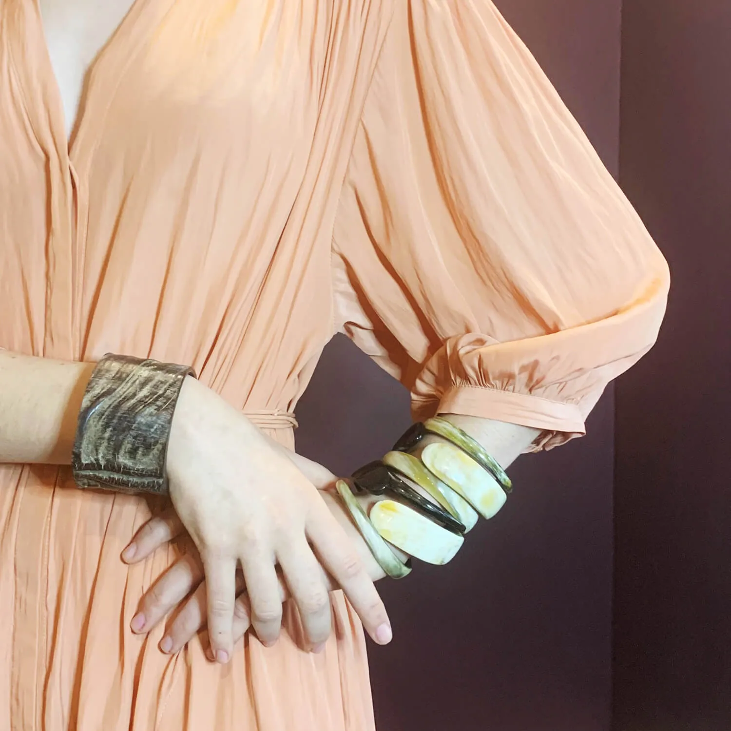 Buffalo Girl Elegant Ethical Horn Bracelets