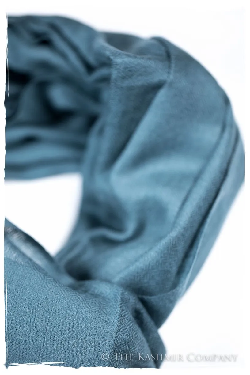 Bul Bul Colonial Blue Kashmir Wool Scarf