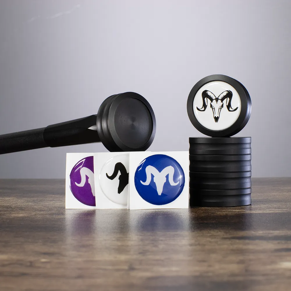Cap Weight Stickers - Custom