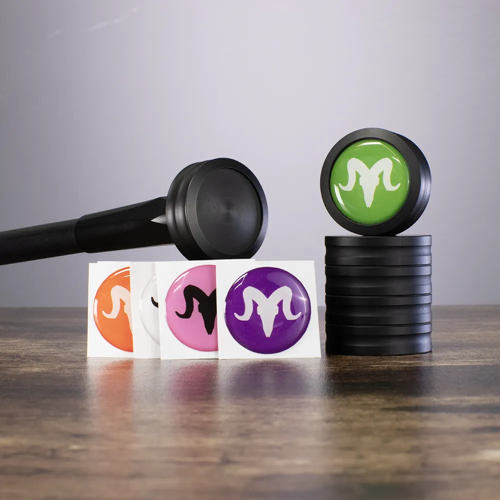Cap Weight Stickers - Custom