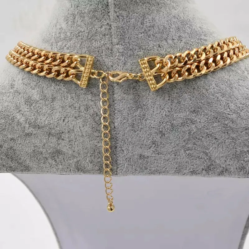 Cari Panther Knocker Necklace