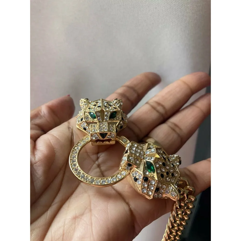 Cari Panther Knocker Necklace