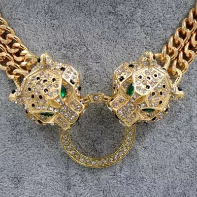 Cari Panther Knocker Necklace